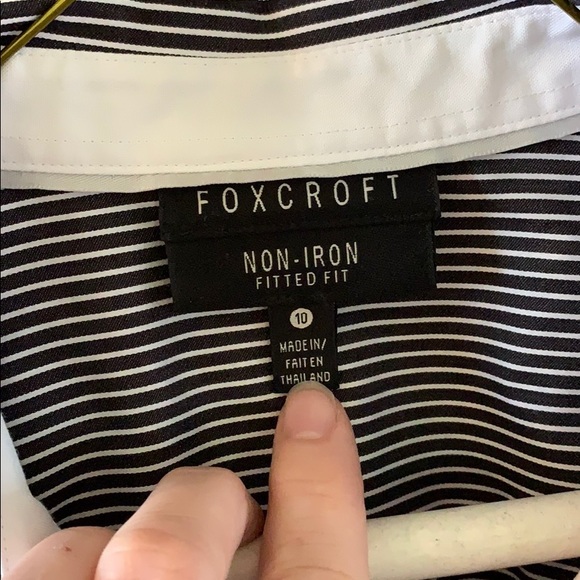 Foxcroft non-iron fitted shirt. - Picture 2 of 4
